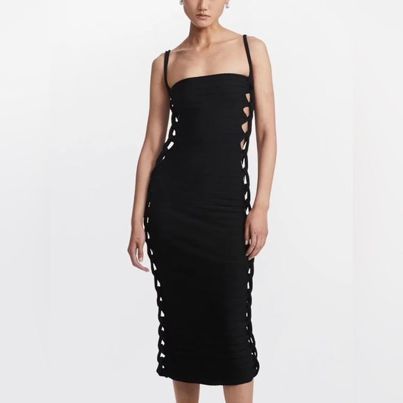 Dion Lee Mirror Braid Strap Dress - Picture 2 of 16